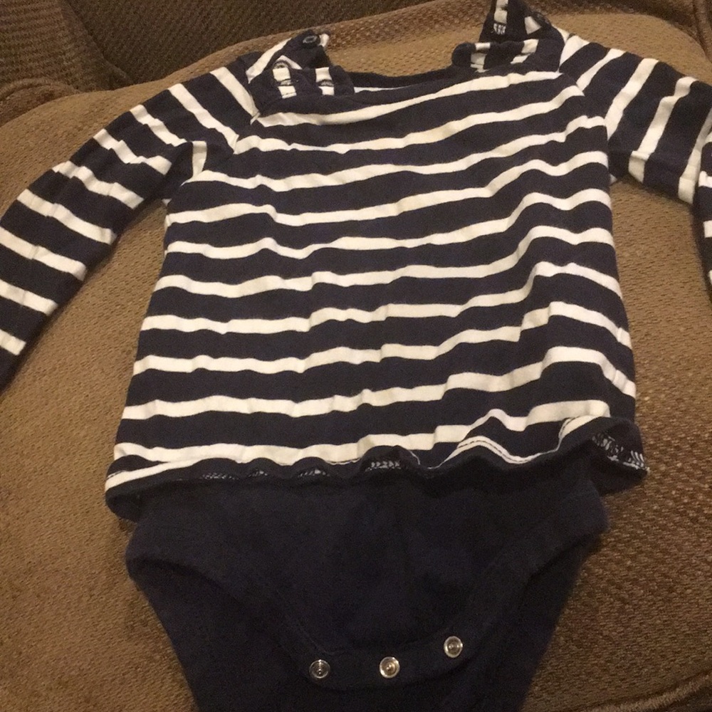BabyGap striped tee bodysuit